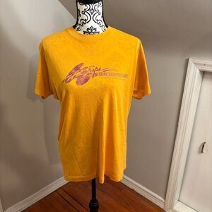 Vintage 1987 Baltimore Art Scape festival Single Stitched Yellow Shirt 80s
